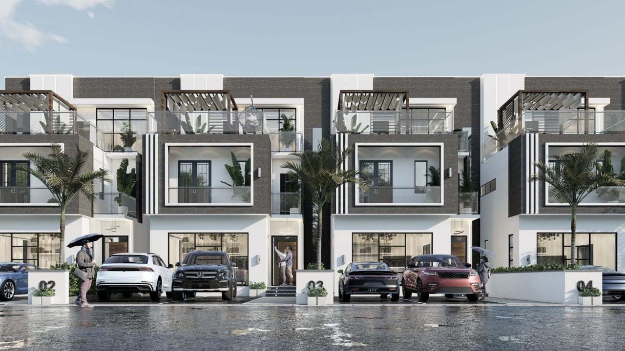 APO TAFYI PLOT 7 TERRACE DUPLEX FRONT VIEW