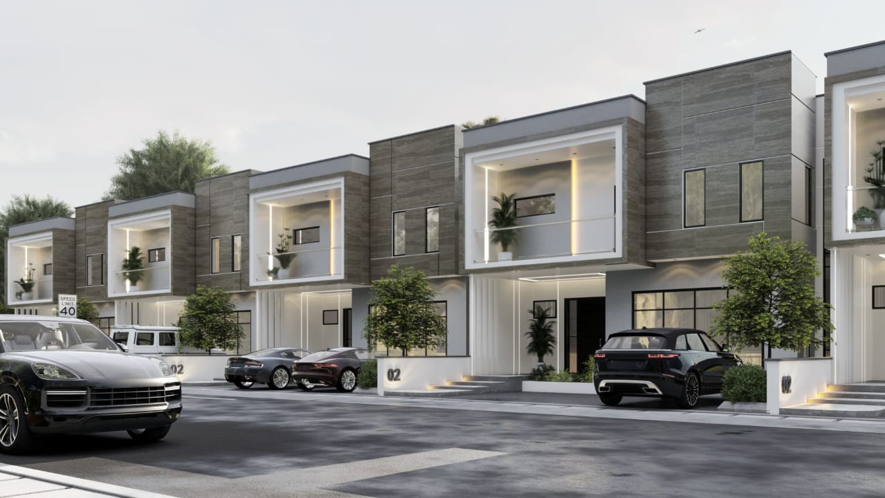 MAITAMA 2 PLOT 6952 TERRACE DUPLEX SIDE VIEW